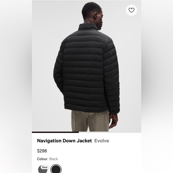 Lululemon Navigation Down Jacket Black size XL - Picture 3 of 16